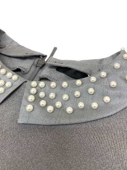 トゥービーシック W5N28-898-06 カットソー 42 グレー パール襟 ストレッチ ITGA4VT8GT94