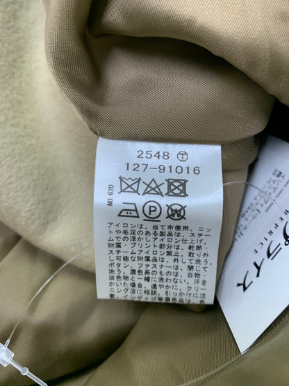 インディヴィ 【ウール】トレンチ風マニッシュコート 127-91016 38 ベージュ 24AW ITD0H30VMKNK