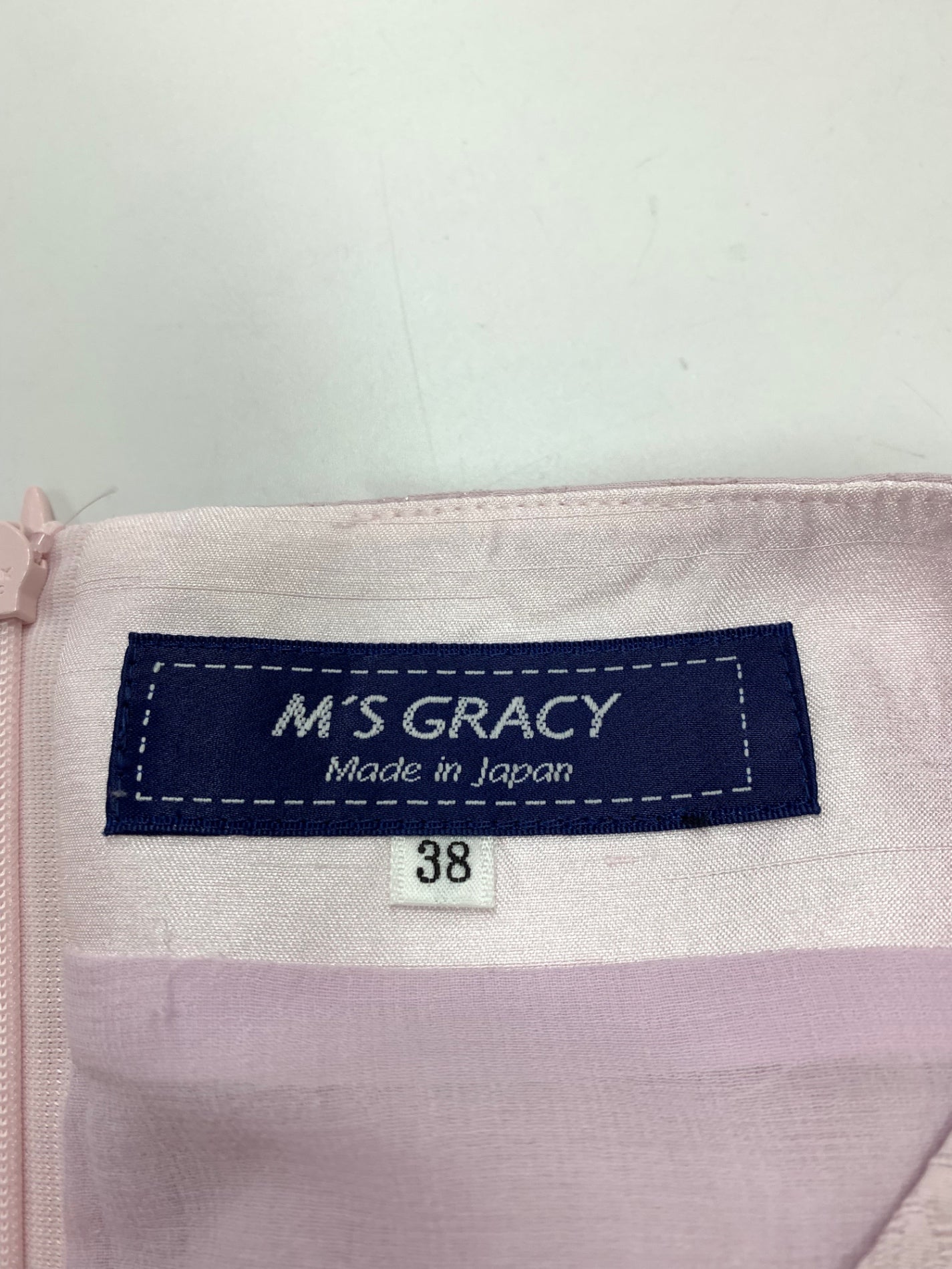 エムズグレイシー 511105 ワンピース 38 ピンク ラメ 花 リボン | 中古