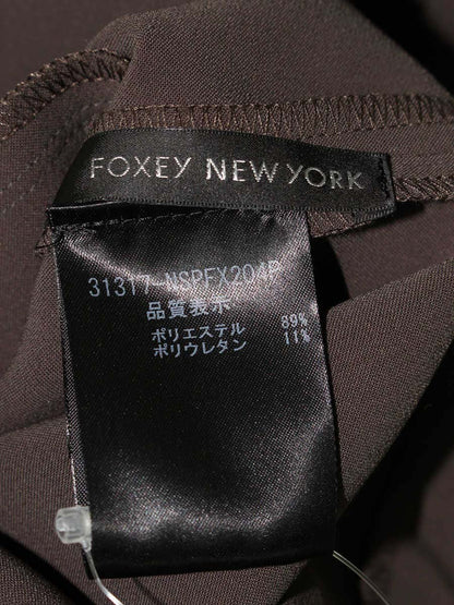 フォクシーニューヨーク パンツ ギャルソン 31317 42 ブラウン IT9SVETC7IUS