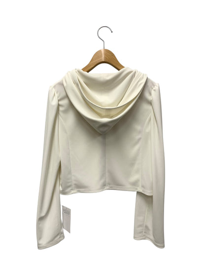 フォクシーニューヨーク Tresor トレゾール 45311 カーディガン 38 ホワイト ジップアップ フード ITG8G4TXHCR8