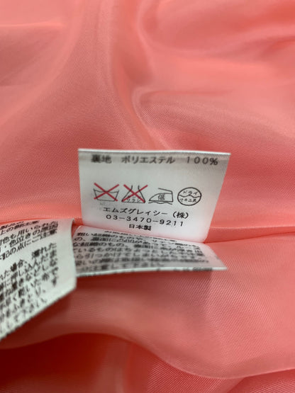 エムズグレイシー 921307 ワンピース 38 ピンク フリル シャツ ITPE4XWSLDXW