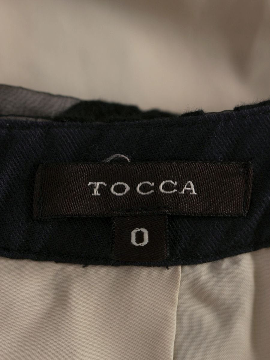 トッカ SKTOHA0290 スカート 0 ブラック フラワーモチーフ 刺繍 ITBCMHSQ06FU