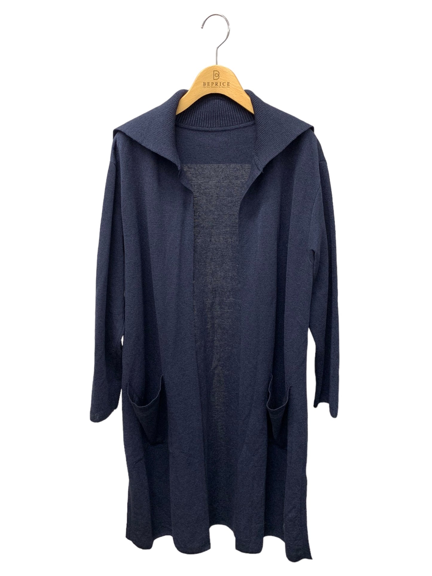 フォクシーブティック LONG CARDIGAN RIVIERA 43279 カーディガン F ネイビー リネン IT4O7D1IK0AI