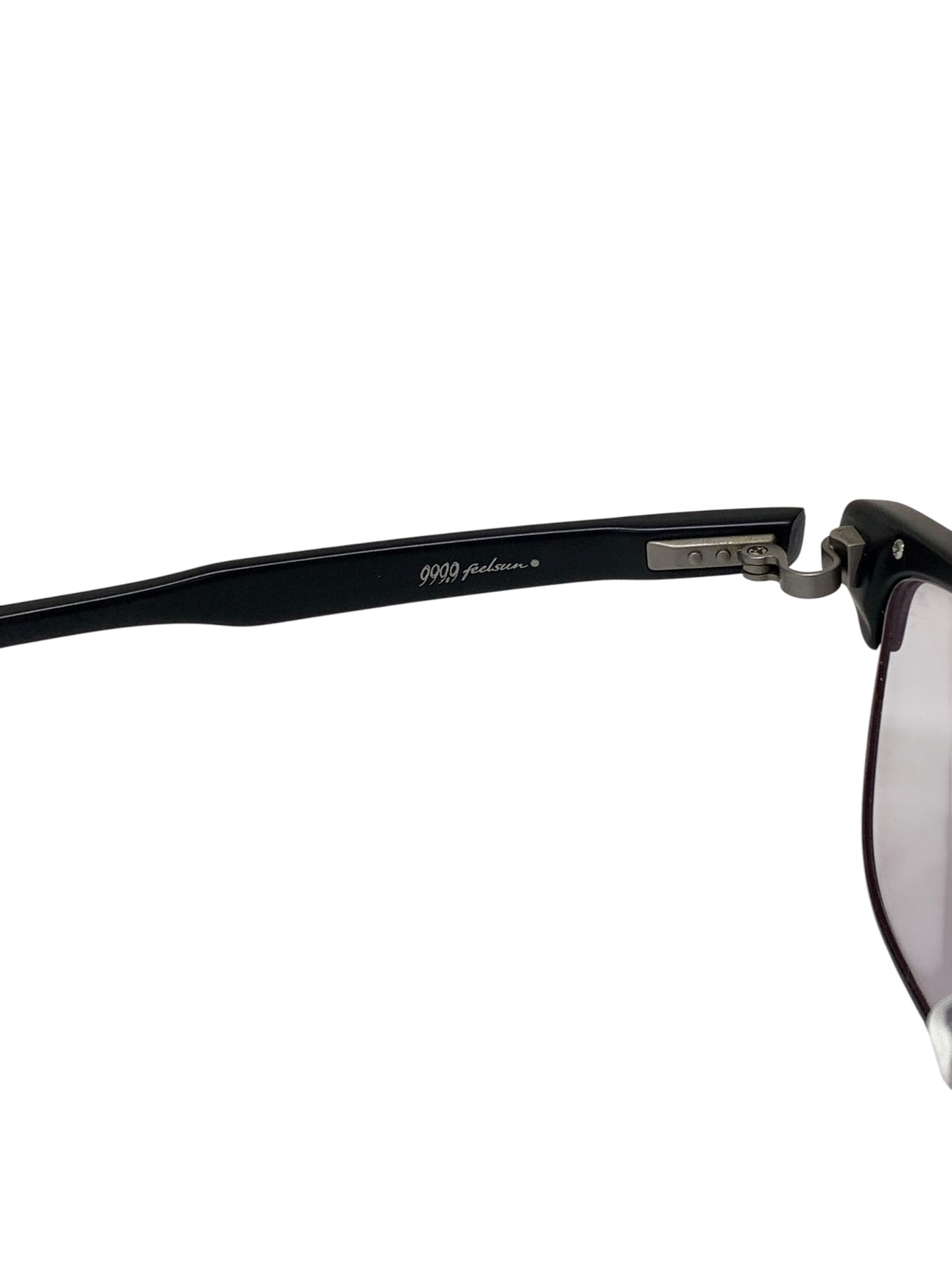 フォーナインズ F-01M メガネ ブラック コンビフレーム フルリム ウェリントン ITO8IC4QL4LC