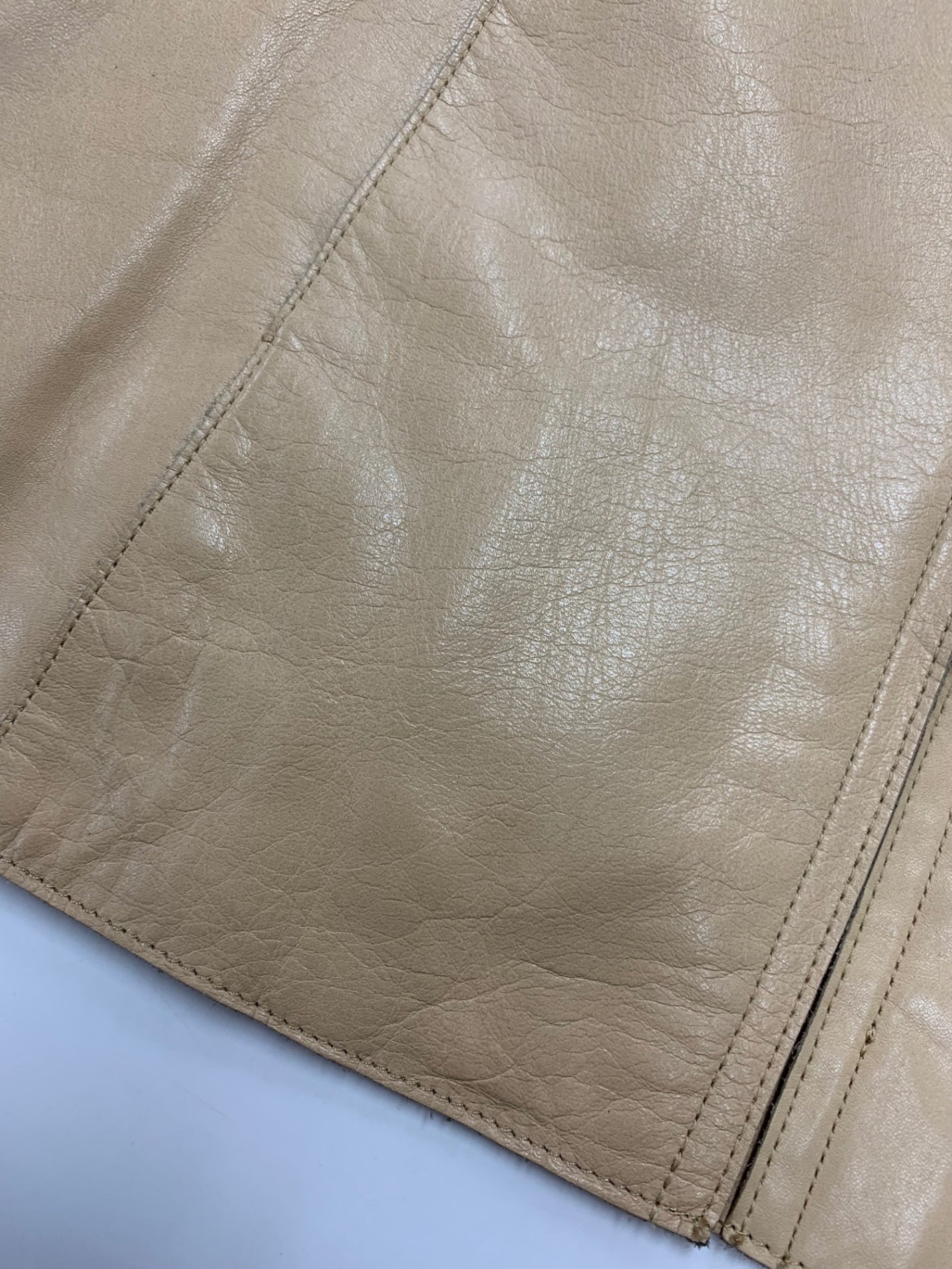 ハロッズ 10110009 セットアップ ブラウン 牛革 レザー ジャケット スカート ITT7M2KG2LH2
