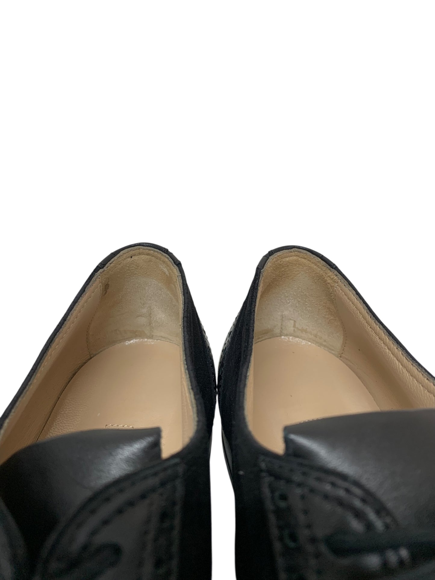 マノロブラニク ドレスシューズ 37 ブラック レザー スウェード ITR9K74Y2ARN 【SALE】