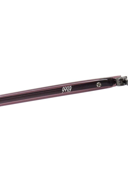 フォーナインズ Ｍ170 メガネ ブラウンパープル 眼鏡 メタルフレーム  フルリム ボストン ITYUXWI6JOJS