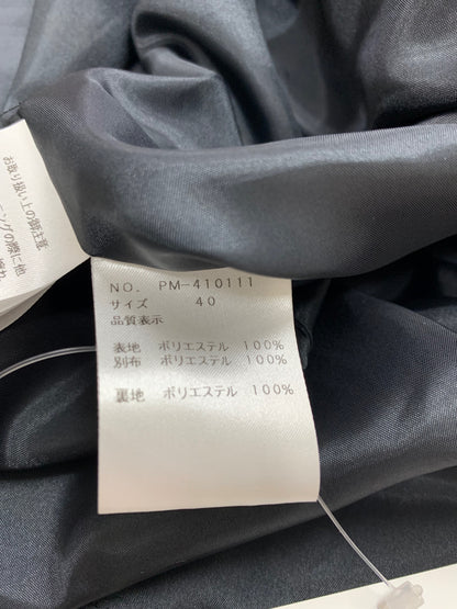 エムズグレイシー 410111 チュニック 40 ブラック 花 リボン ITB4JFSVW7KW