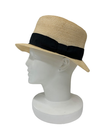 フォクシーブティック ストローハット ベージュ リボン ITB3ZGK4I0N4