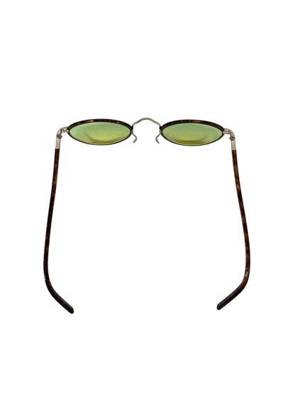 ayame（アヤメ） SIPPOU メガネ ブラウン シッポウ コンビフレーム フルリム ラウンド IT6LWJ8UFRCI