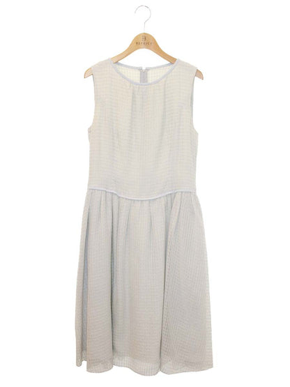 フォクシーブティック Dress Mint Sherbet 36874 ワンピース 40 グレー シルク混 キュプラ ITFNRDDOVTS0