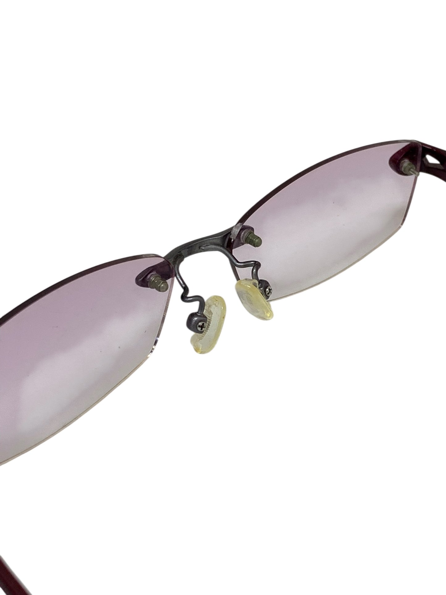 アイアスリート IA-417 メガネ レッド リムレス スクエア ITJ7H20WLSU8