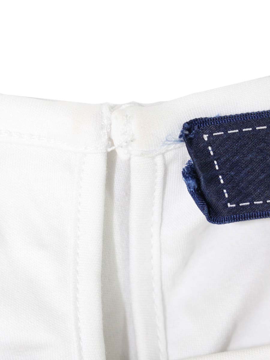 エムズグレイシー ミニリボン付きカットソー 515115 38 ホワイト  