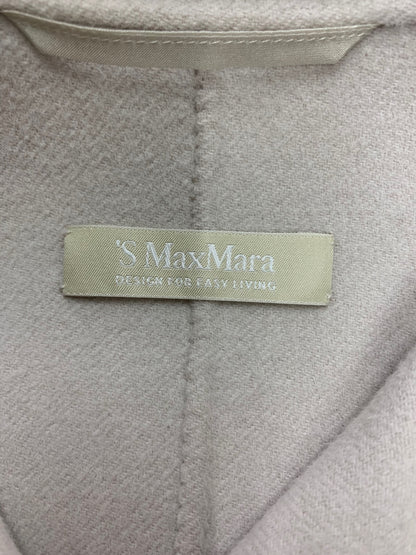 エスマックスマーラ 508405800005 チェスターコート 46 グレージュ ウール IT2YE1FE74XL