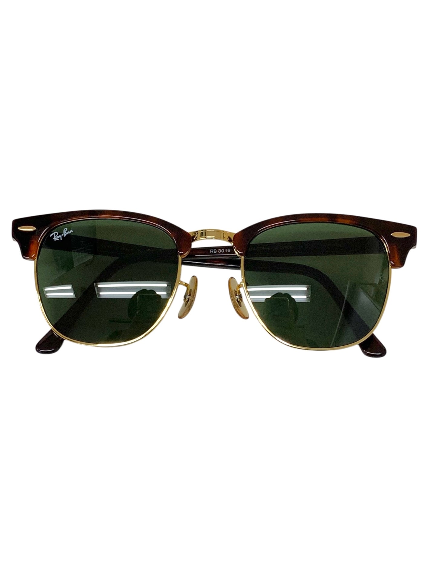 レイバン クラブマスター RB3016 サングラス ブラウン コンビフレーム フルリム ウェリントン ITMV4OJQKDDI