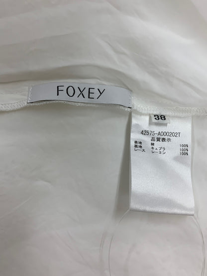 フォクシーブティック The Francine Dress 42575 ワンピース 38 ホワイト カットワーク ITVZWUG07CBS
