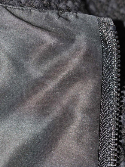 フォクシーブティック 35559 ジャケット 38 ネイビー ツイード ジップアップ IT7A7H42IM7C