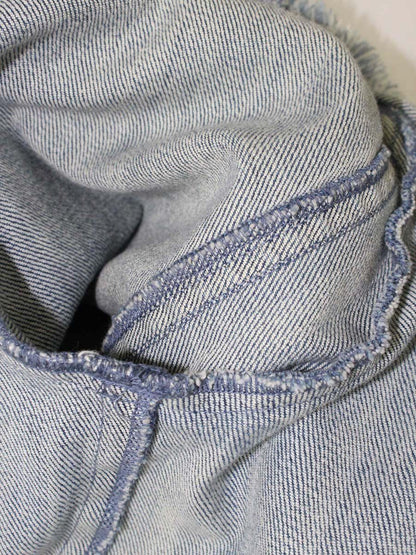 トゥービーシック W5E05-106-24 デニムジャケット 42 ブルー ビジュー ITH7ARU2R7ZU