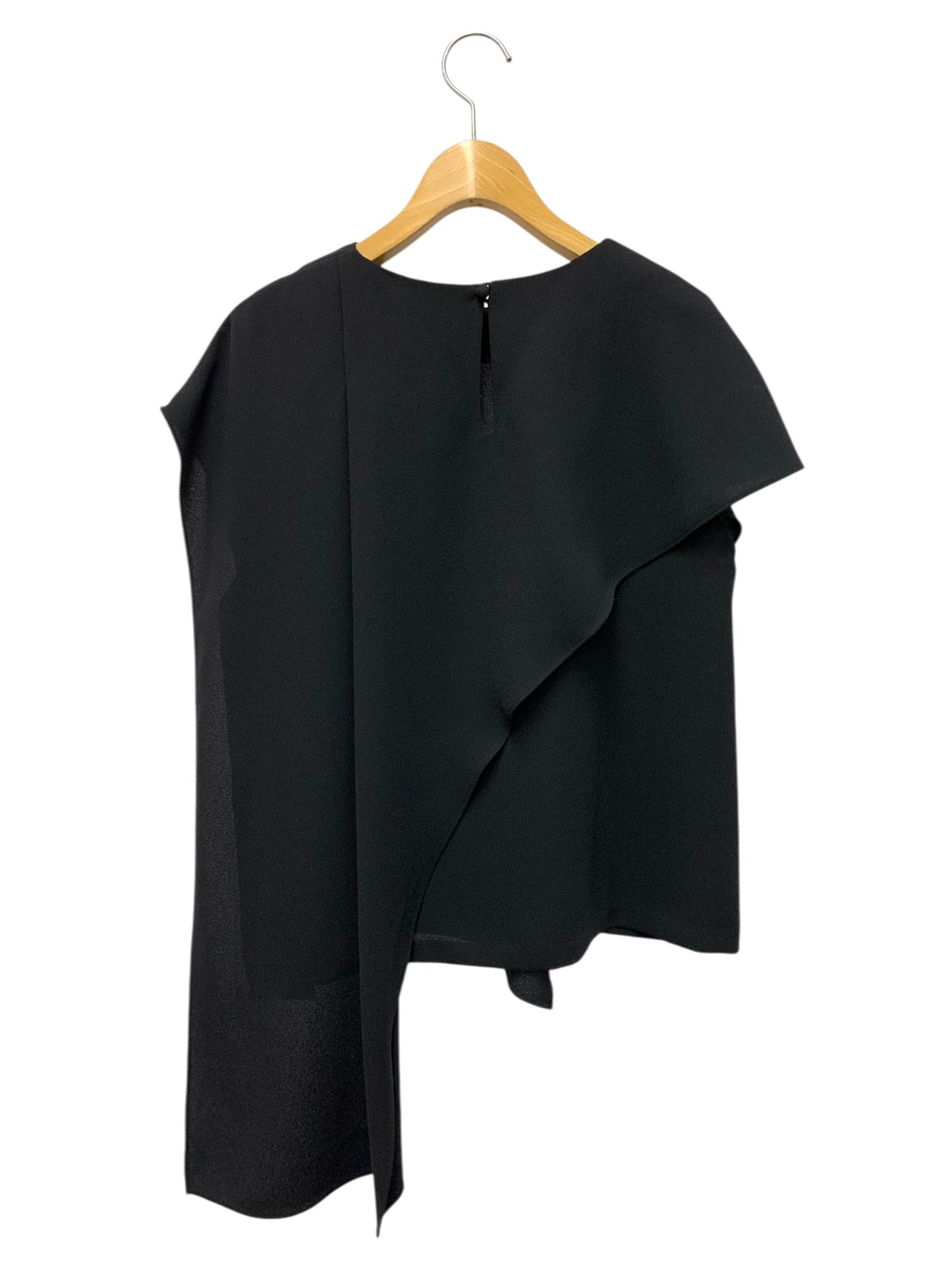 アドーア 531-8110325 ブラウス 38 ブラック アシンメトリー IT9HNSJQOSSO 【SALE】