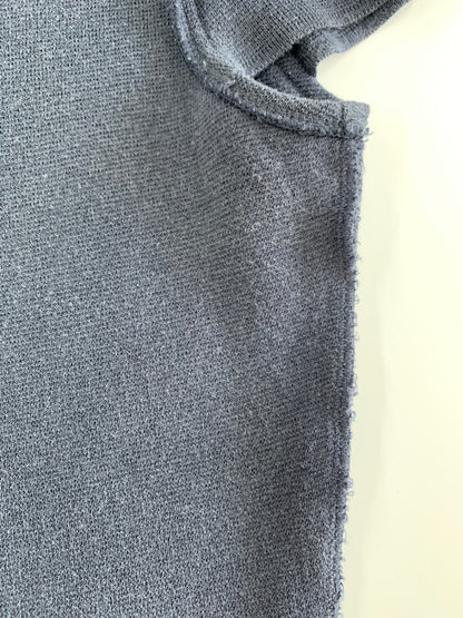 エムズグレイシー 218320 ニット 38 ネイビー バラボタン ITKYCFNNAEFS