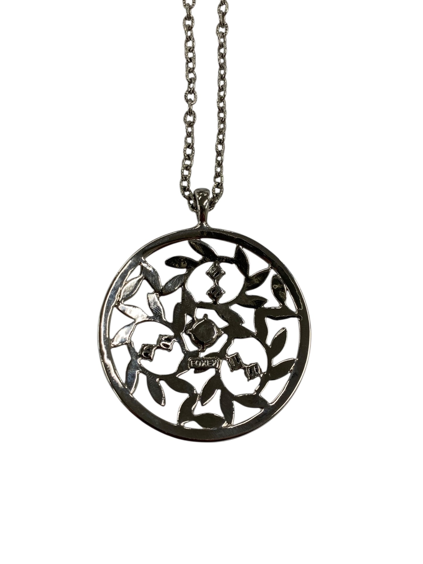 フォクシーブティック NECKLACE CRYSTAL MOON 25772 ネックレス シルバー ITYUMIILJEAG