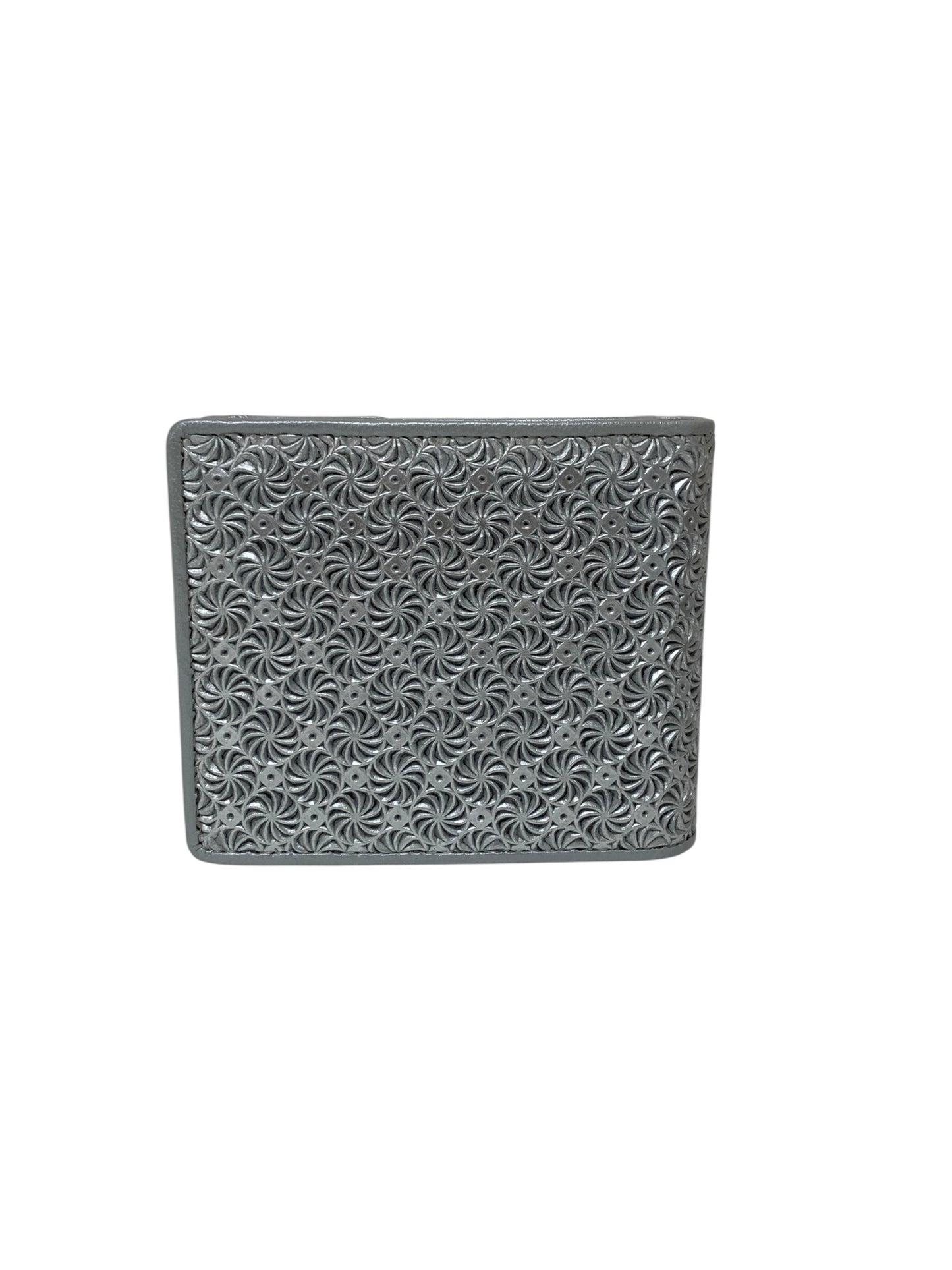 ヒロコハヤシ 709-11952 二つ折り財布 シルバー レザー IT59CFSBHDZ4