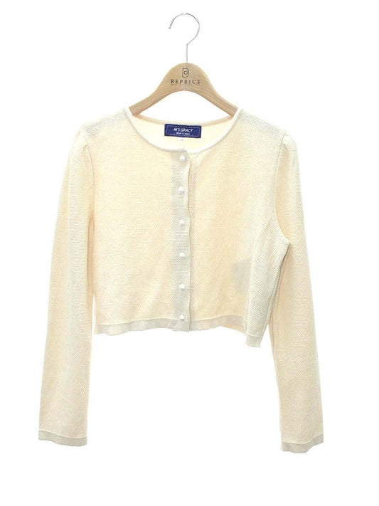 エムズグレイシー 018336 ボレロ 38 ベージュ カーディガン ITRUMGRAZRR0