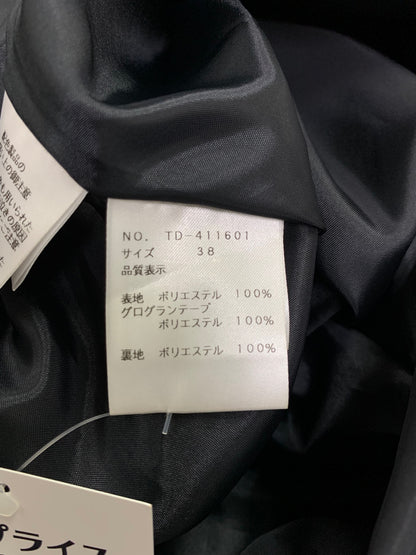 エムズグレイシー 配色切り替えイノセントドレス 411601 ワンピース 38 ブラック コサージュ付き IT79PS58M45K