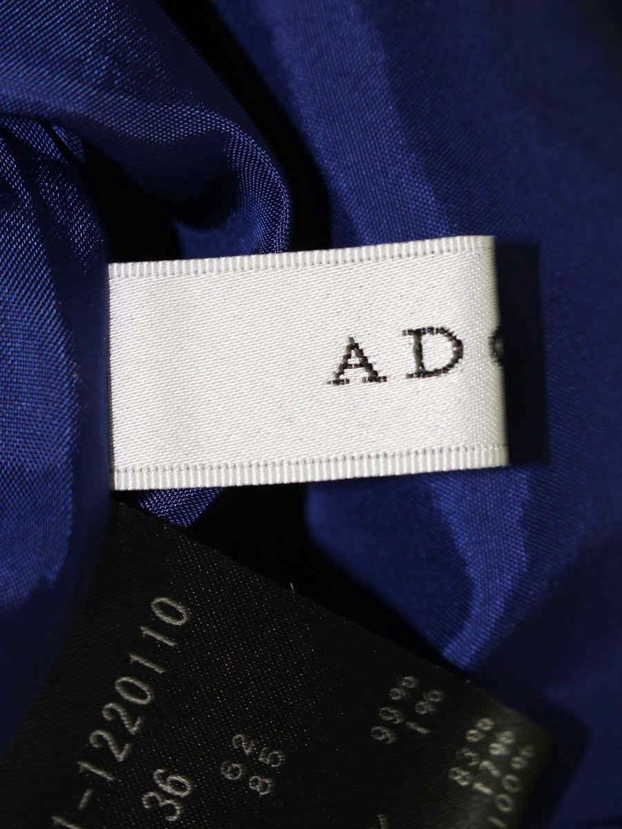 アドーア ウールサキソニースカート 531-1220110 36 パープル IT0W9G405BYO