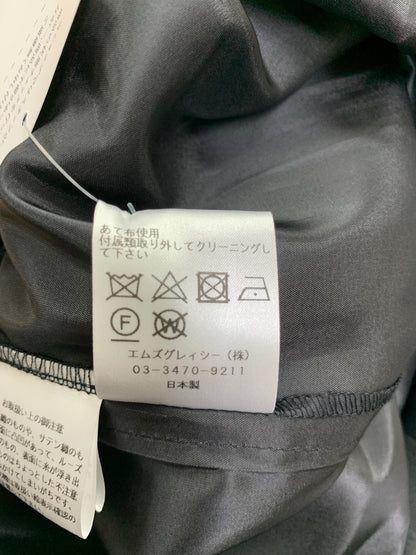 エムズグレイシー シアーローズプリント 311330 ワンピース 38 ブラック ローズモチーフ フラワー ITQ4A0CDBXFK