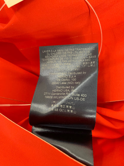 ヘルノ IM0035D 19289 6012 ステンカラーコート 42 レッド ナイロン IT0MC881M434