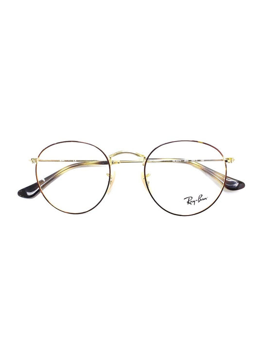 レイバン RB3447V メガネ ゴールド/ブラウン ラウンド メタル オプティクス ITVGRBAVDRZ1