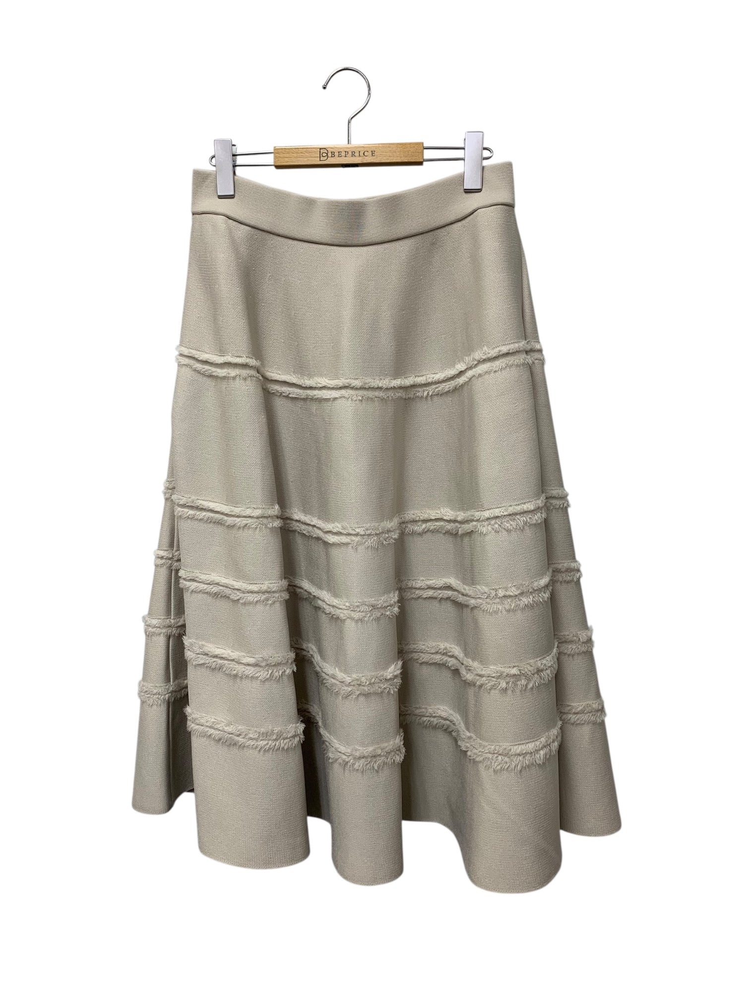 フォクシーニューヨーク フレアスカート 水色 38 FOXEY NEW YORKフォクシータックフレアスカート 38 ライトブルー