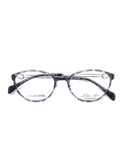 ラインアートシャルマン ARIA アリア XL1671 メガネ クリアブラック/シルバー コンビフレーム ボストン ITE11B5CVZGG