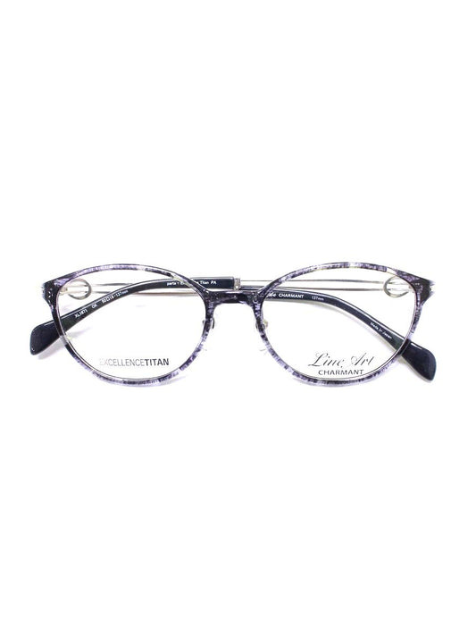 ラインアートシャルマン ARIA アリア XL1671 メガネ クリアブラック/シルバー コンビフレーム ボストン ITE11B5CVZGG