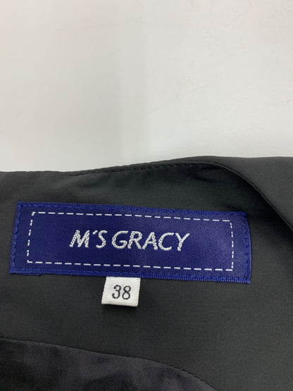 エムズグレイシー 中綿入りジャンパースカート 311530 ワンピース 38 ブラック ナイロンタフタ ITMK8L8VSXPF