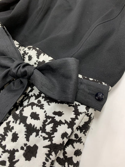 トゥービーシック W5J10-454-05 ワンピース 40 ブラック 切替 フラワーモチーフ ITHLDH3E4TME