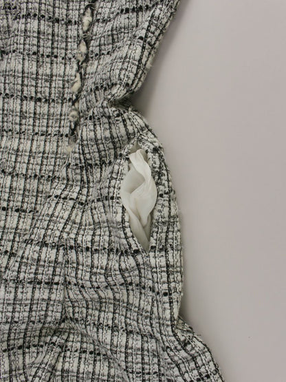 ルネ 6736430 ワンピース 36 ブラック/ホワイト TISSUE ツイード IT7ZVIET88K4