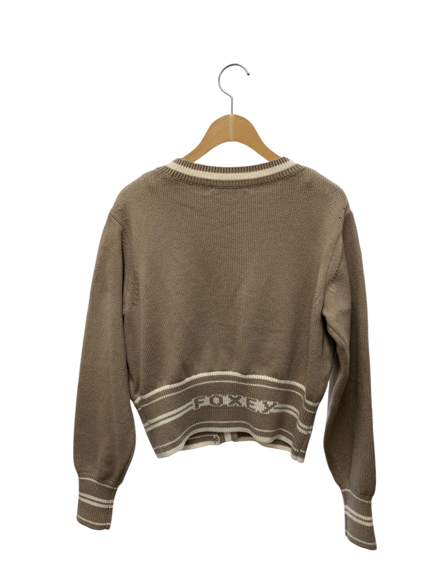 フォクシースポーツ Vneck CARDIGAN 40726 カーディガン 38 グレー IT9AP4QFFG58