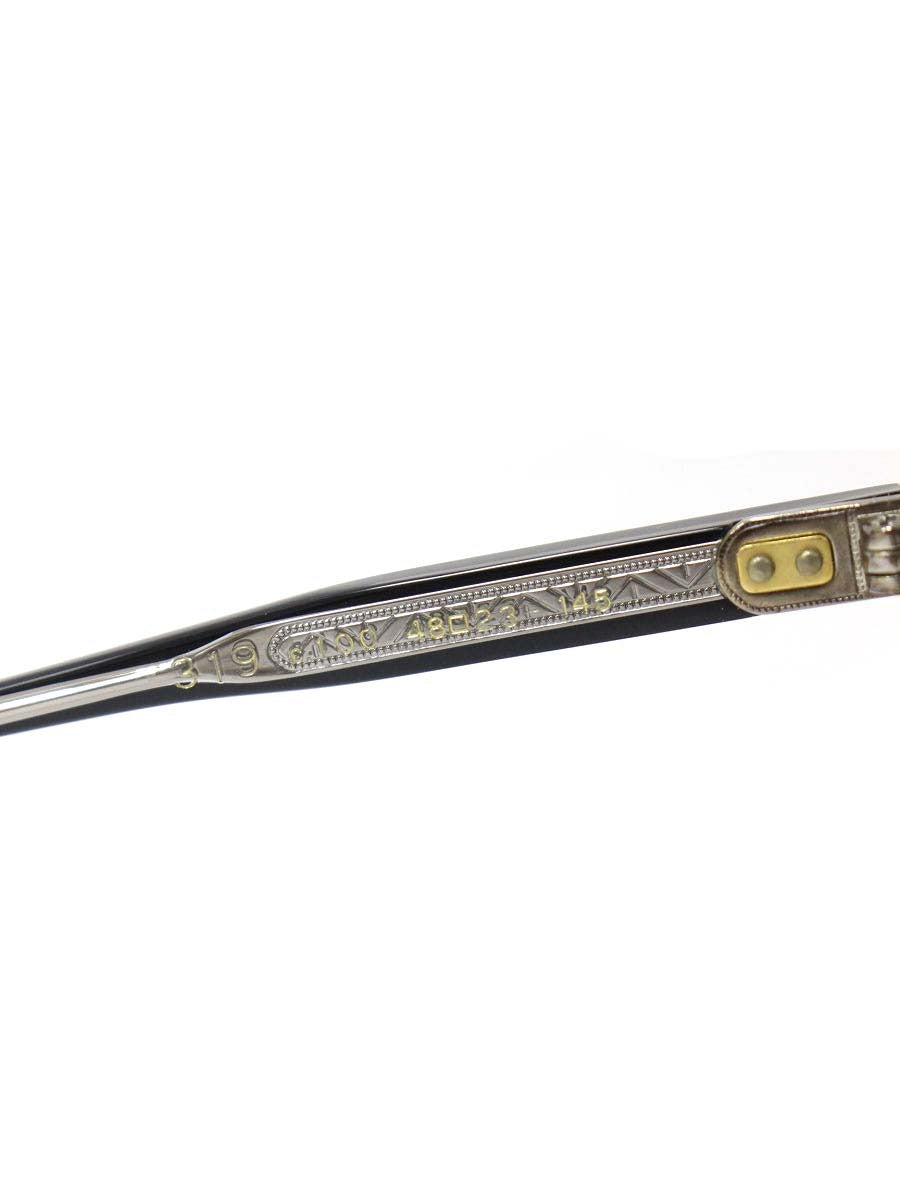 アイヴァン7285 319 メガネ ブラック セルフレーム フルリム ウェリントン ITPB1R66PSEW