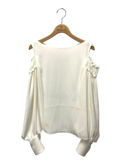 アディアム Ania Top 44772 トップス 0 ホワイト アニアトップ フリル ITAICVBYFQ6W 【SALE】