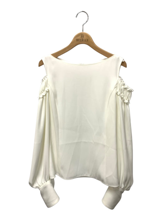 アディアム Ania Top 44772 トップス 0 ホワイト アニアトップ フリル ITAICVBYFQ6W 【SALE】