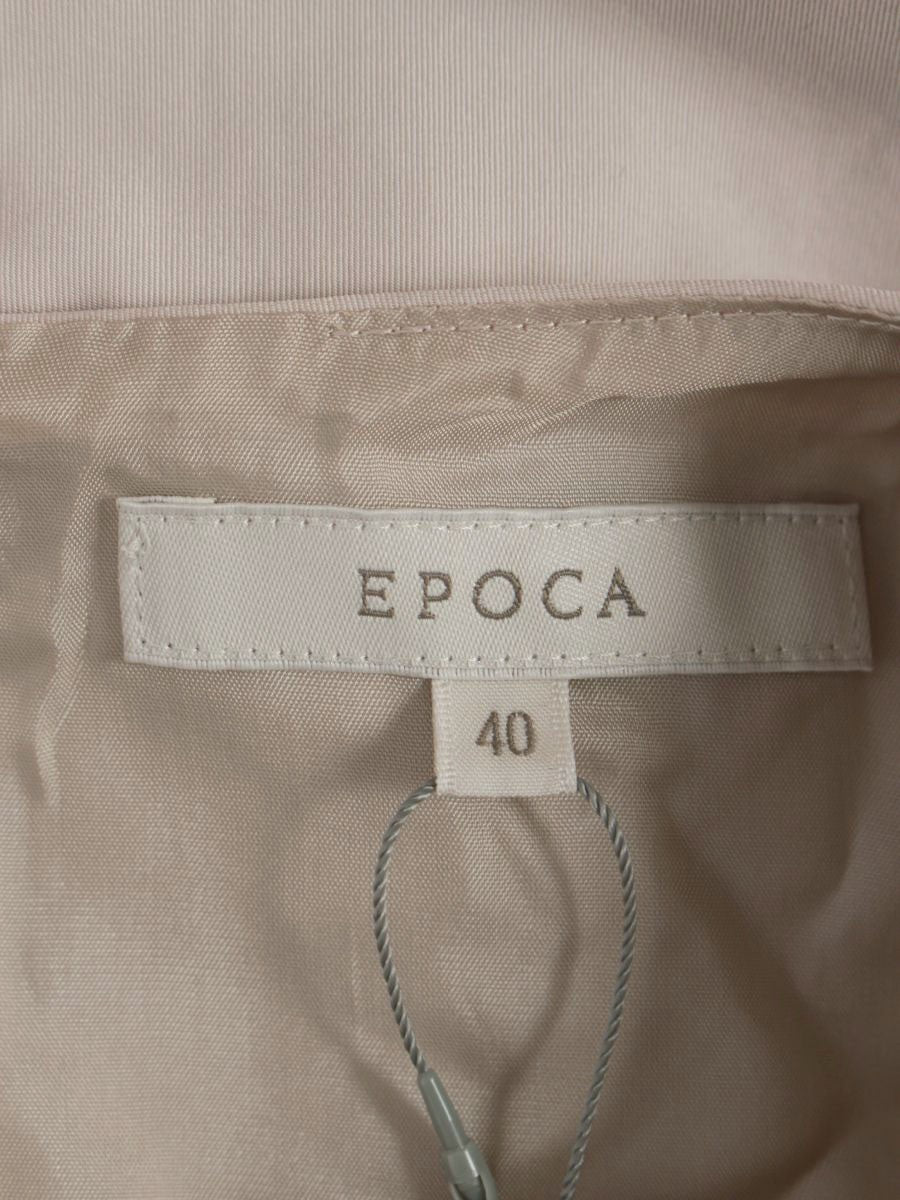 エポカ レースコンビタフタドレス エポカ　M5J14-339-40 ワンピース 40 ベージュ 24SS ITN3FK1DXL1V