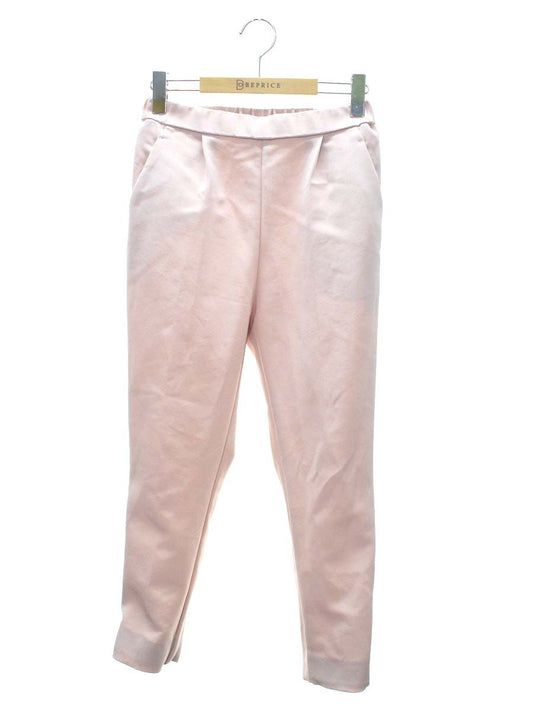 ヨリ YR2022-095AW パンツ 36 ピンク クロップド ウエストギャザー ITFYIW07WAM4 【SALE】