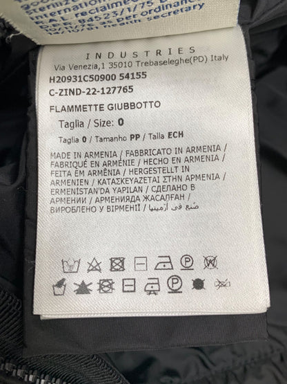 MONCLER モンクレール 22AW FLAMMETTE フラメッテ H2093 1C50900 54155 ロングダウンコート ブラック 0 ITAA0IMTPBJY