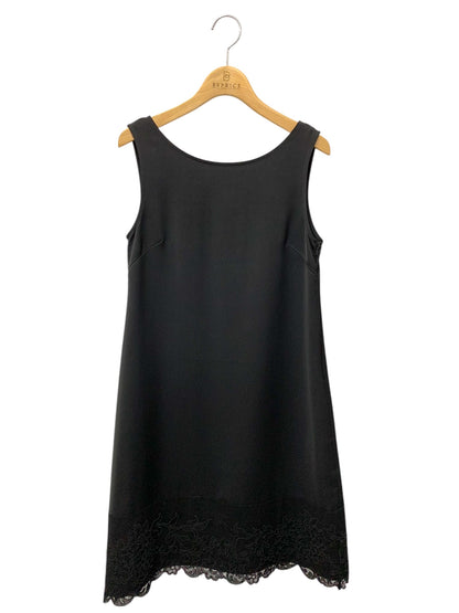 フォクシーブティック Lady Knit 38024 ワンピース 38 ブラック ニット レース ITIBRKMDE4RK