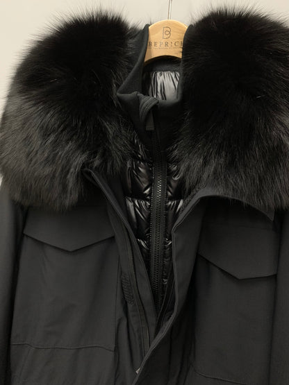 タトラス EOLO エオロ MTLA20A4113 ダウンジャケット 04 ブラック フォックスファー IT3ZRV5UGN34