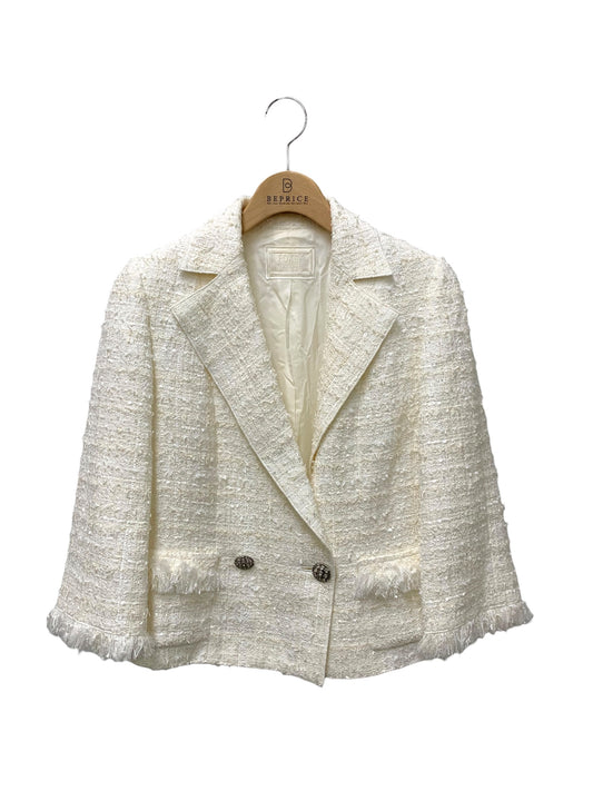 フォクシーブティック JACKET "SNOWFLAKE" 41308 ジャケット 40 ホワイト IT6NRY70QUUS
