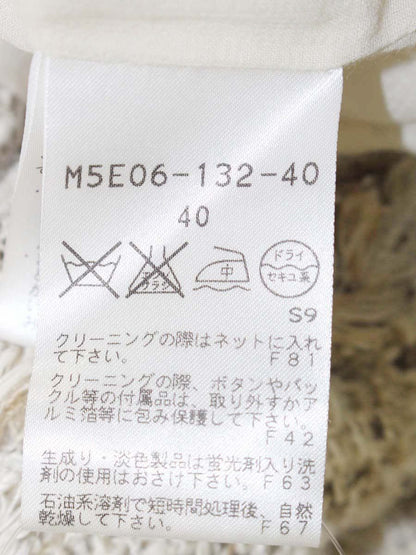 エポカ M5E06-132-40 ジャケット 40 ベージュ リネン混 ITD9OU8NC3F2